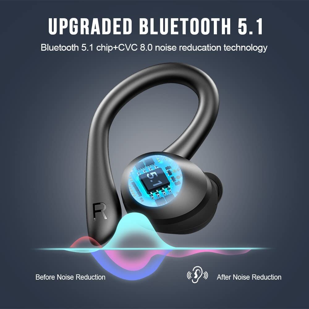 Wireless Headphones Touch TWS Bluetooth Earphones HD Stereo Mini Headset Waterproof with Mic Hands-free Earbuds for Xiaomi Phone