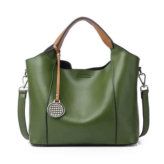 Motingsome Winter Trend 2023 new women handbag European and American style natural cowhide leather shoulder tote composite bags