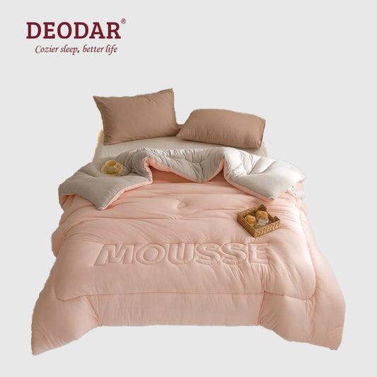 Deodar Winter Warm Thickened Flannel Quilt Skin-friendly Less Allergy Soft Anti-pilling Less Static Home Bedding Comforter