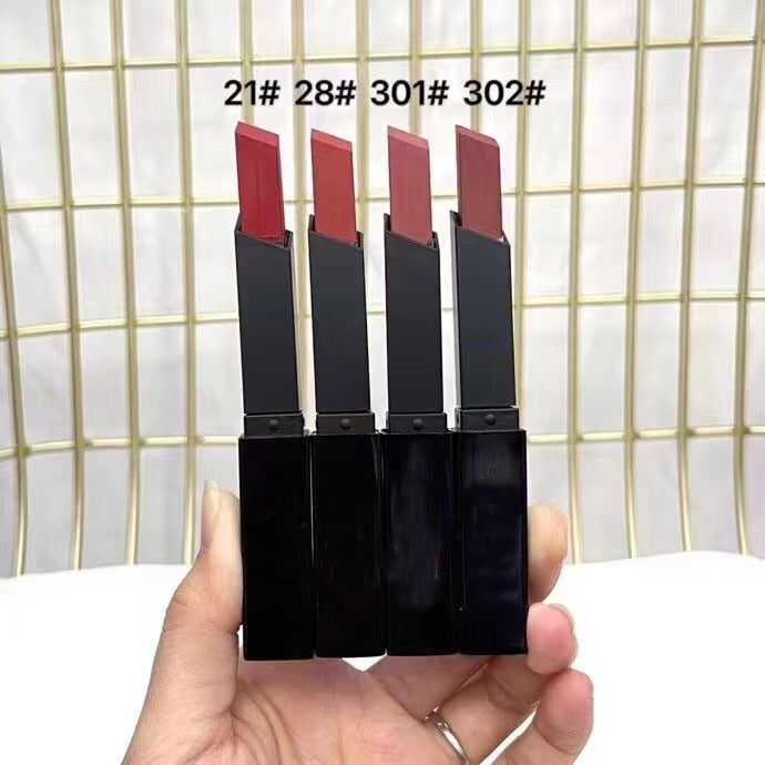 Brand New 2022 Lip Cosmetics The Slim Rouge A Levres Highly Pigmented  Velvet Matte Lipstick Color 21-28-301-302-303-304-305-306