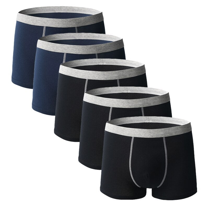 5pcs/lot Men Underwear Boxer Homme Boxershorts Men Underpants Boxer Shorts Men Panties Breathable Boxer Homme Cotton Comfort New