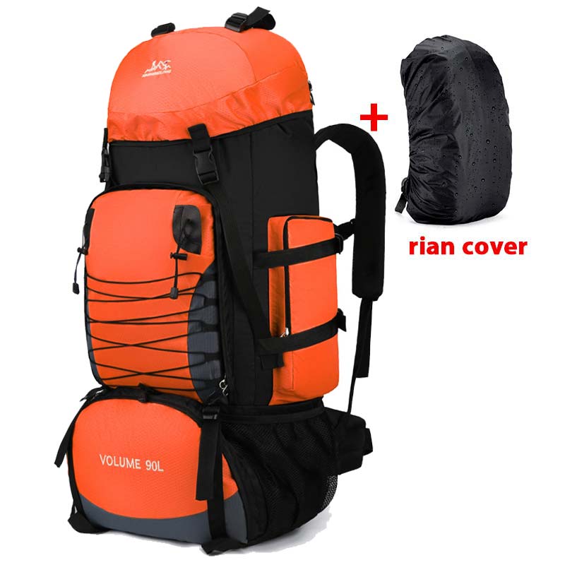 Travel Bag Camping Backpack Hiking 90L 80L, Army Climbing Bags Mountaineering Large Capacity Sport Bag, Outdoor Military Backpacks