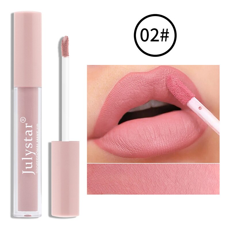 Lip Gloss Long Lasting Matte Velvet Lip Stick Lip Makeup Liquid Lipstick Women Beauty Sexy Red Waterproof Cosmetics Lipgloss