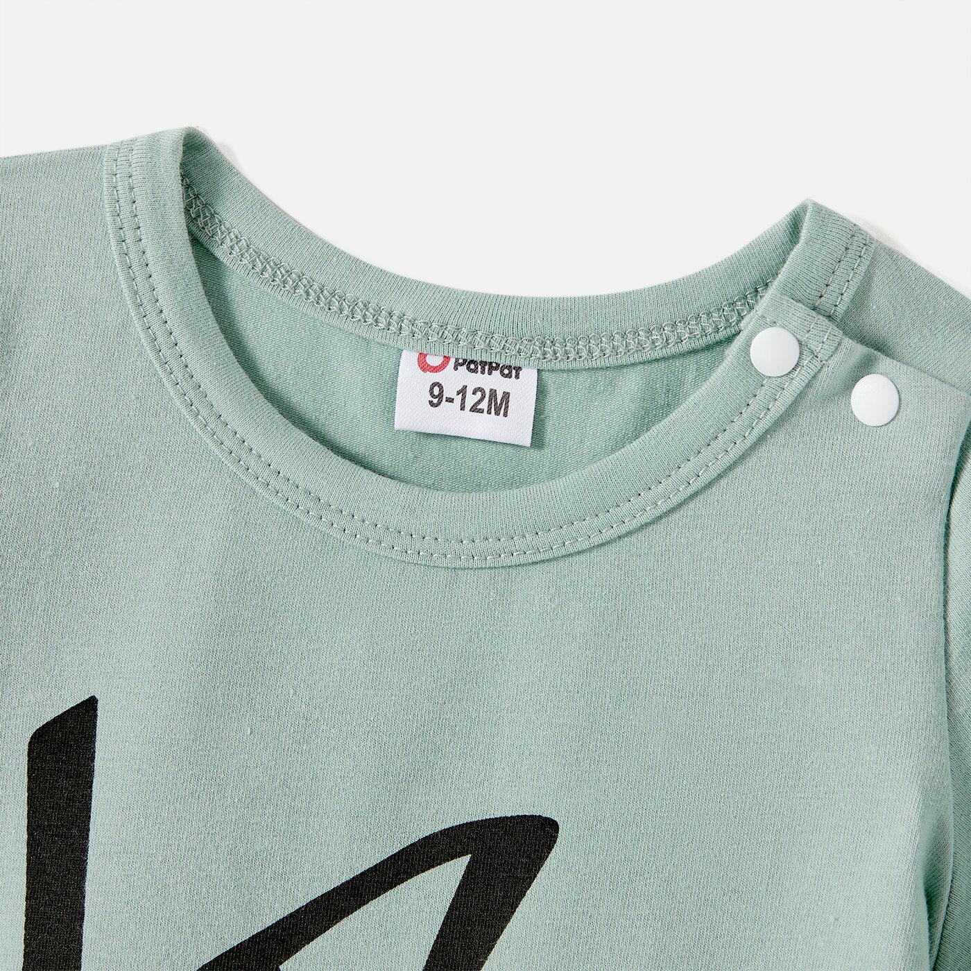 PatPat Mommy and Me 95% Cotton Short-sleeve Letter Print Twist Knot Short-sleeve Bodycon T-shirt Dresses