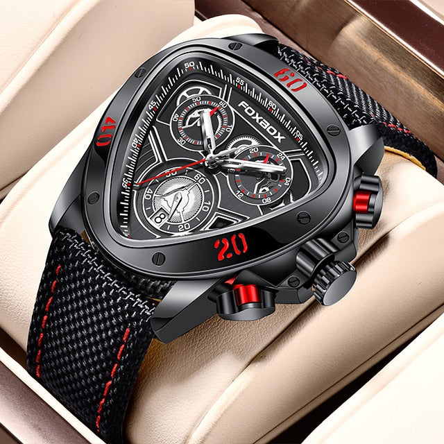 LIGE Fashion Business Mens Watches Top Luxury Brand Big dial Quartz Watch Men Nylon Strap  Waterproof Wristwatch Relogio Masculi