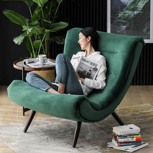 Designer Unique Chairs Green Comfortable Floor Recliner Living Room Chairs Soft Ultralight Dine Silla Plegable Indoor Supplies