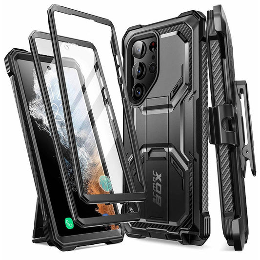 For Samsung Galaxy S23 Ultra Case (2023 Release) 6.8 inch I-BLASON Armorbox Full-Body Rugged Case with Built-in Screen Protector