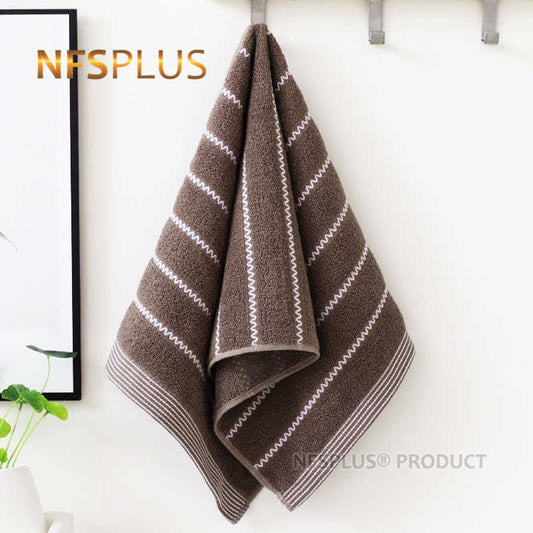 Bathroom Terry Towel 100% Cotton Hand Face Towels For Adults 35x75cm Coffee Sport Washcloth For Travel SPA Gym Swimming Running