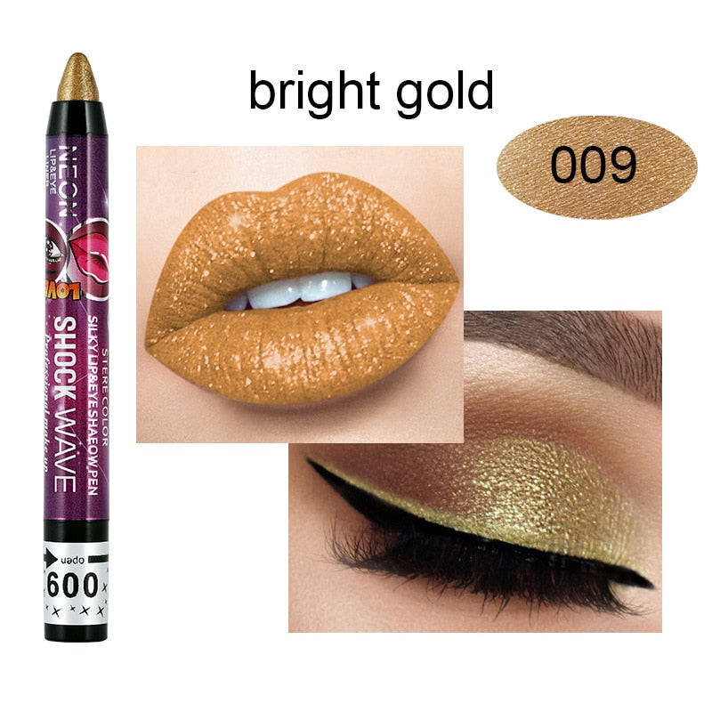 36 Colors Long-lasting Eyeshadow Pencil Waterproof Pigment Blue Brown Black Eyeliner Pen Women Fashion Color Eye Makeup Cosmetic