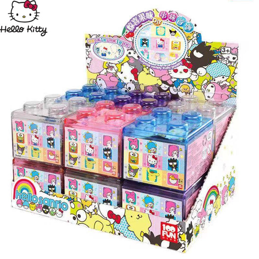 Sanrio Kwaii Cute Hello Kitty Blind Box Surprise Doll DIY Beaded Jewellery Children&#39;s Jewelry Christmas Gift Over The House Toys