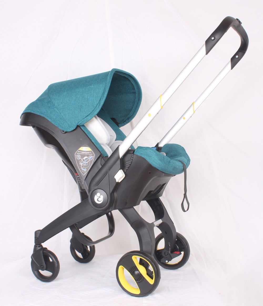 Baby Stroller 3 in 1 With Car Seat Baby Bassinet High Landscope Folding Baby Carriage Prams For Newborns Landscope 4 in 1