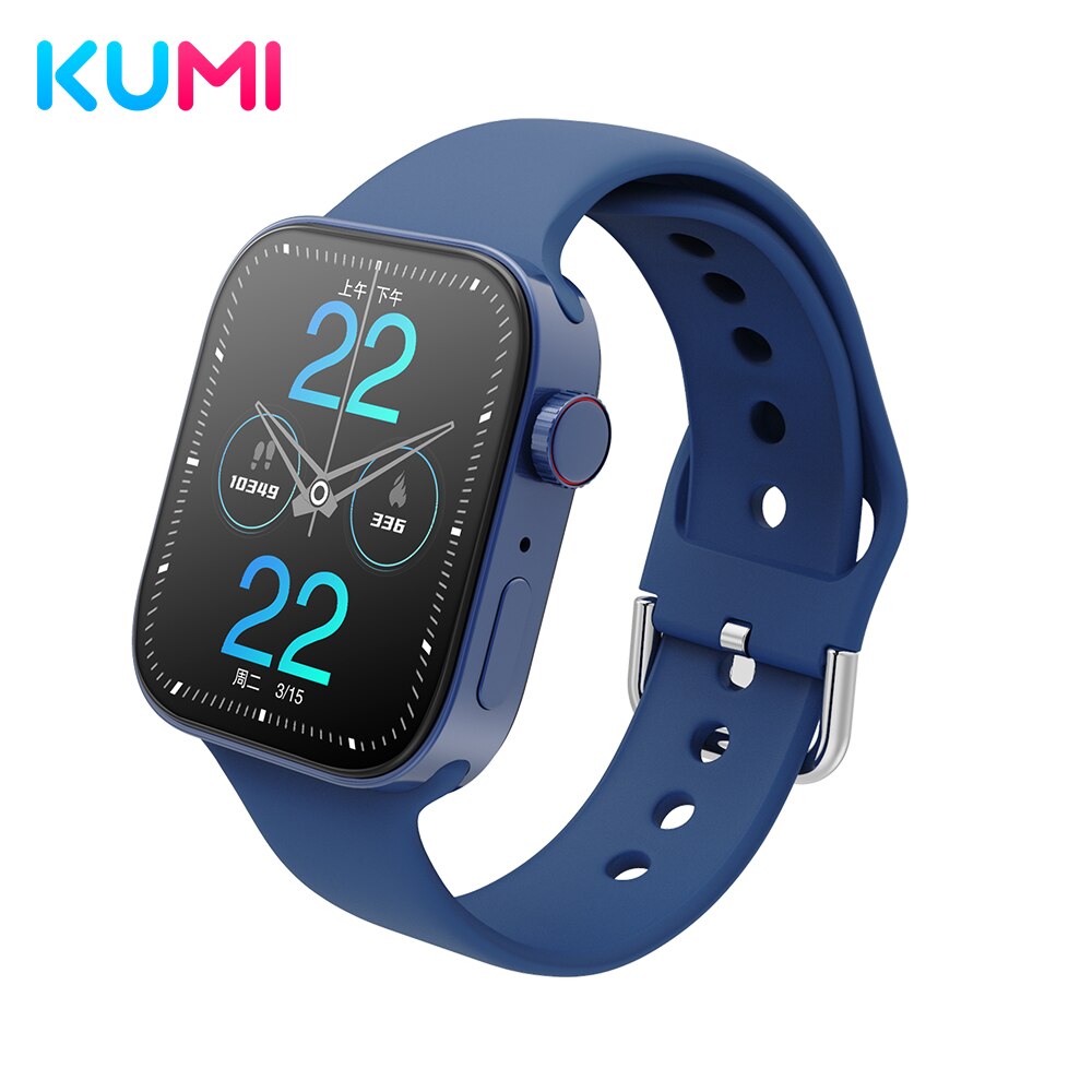 KUMI  KU2 Max Men Smart Watch Bluetooth Call Sport Fitness Heart Rate Blood Pressure Sleep Monitor IP67 Waterproof Women Smartwa